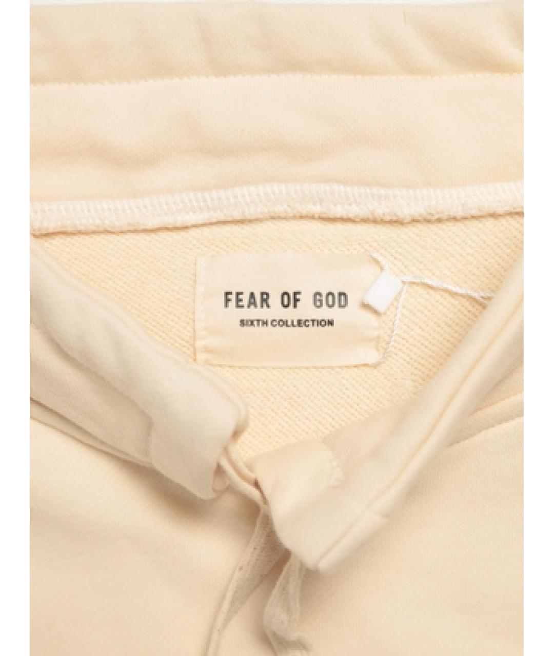 FEAR OF GOD Бежевый хлопковый джемпер / свитер, фото 4