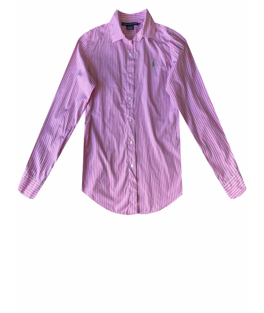 RALPH LAUREN Розовая хлопковая рубашка, фото 1