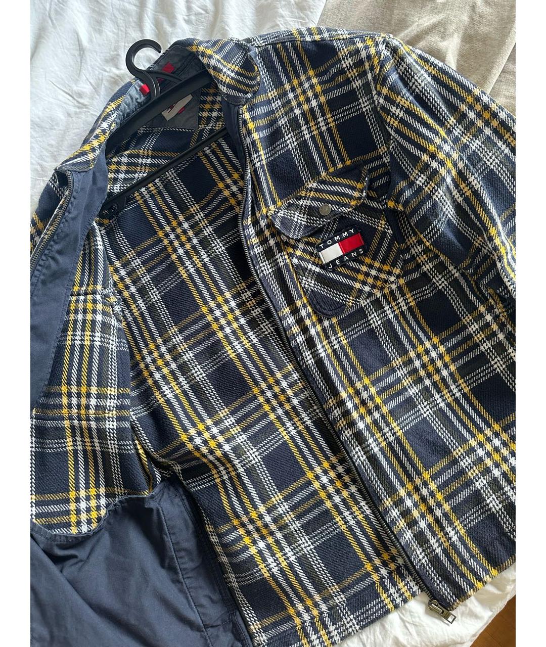 TOMMY HILFIGER Мульти хлопковая кэжуал рубашка, фото 4
