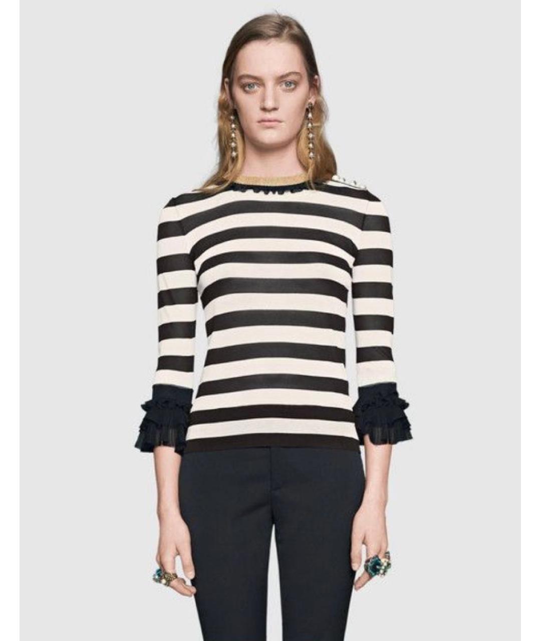 GUCCI Мульти вискозная блузы, фото 3