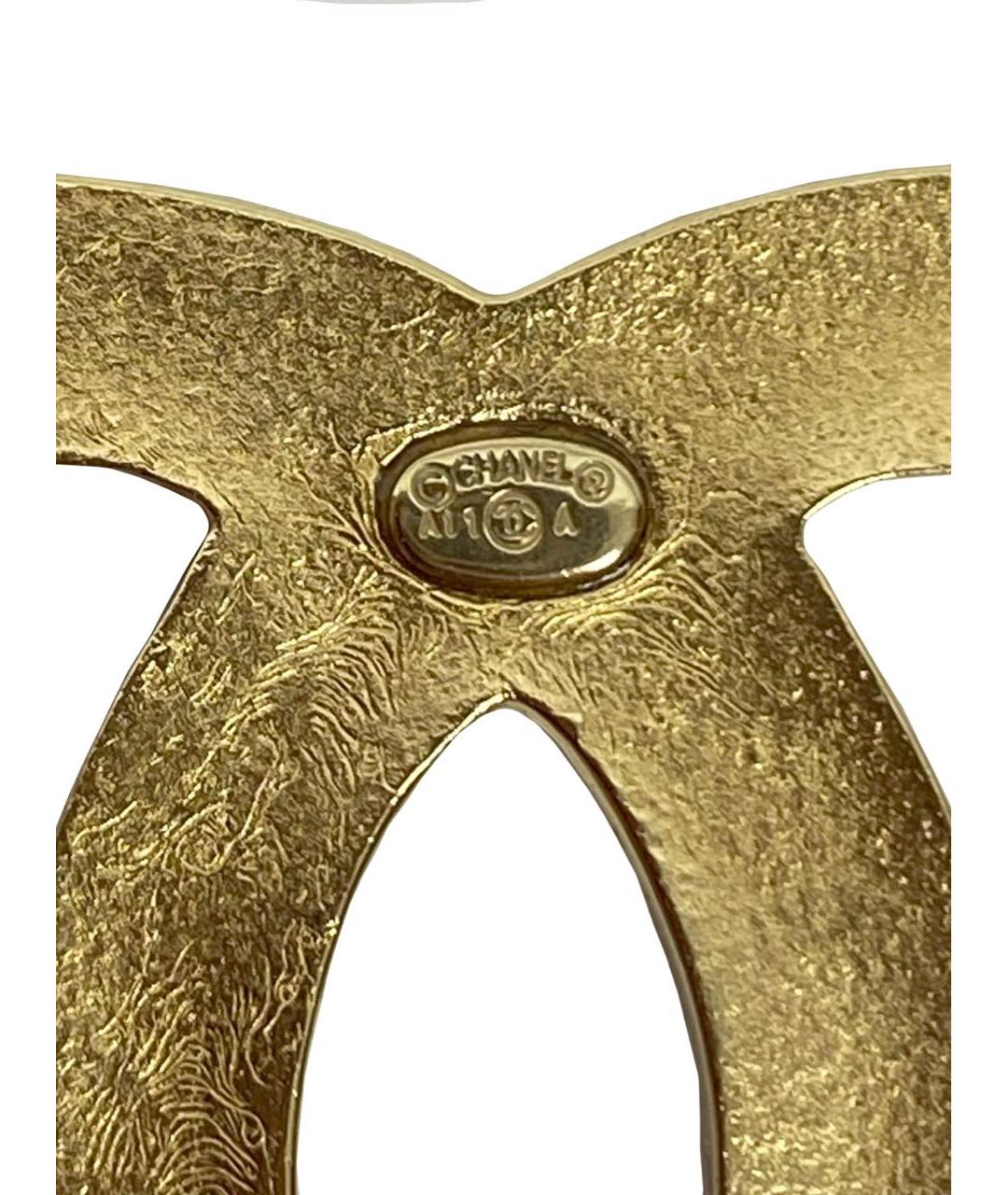 CHANEL Золотая булавка / брошь из желтого золота, фото 3