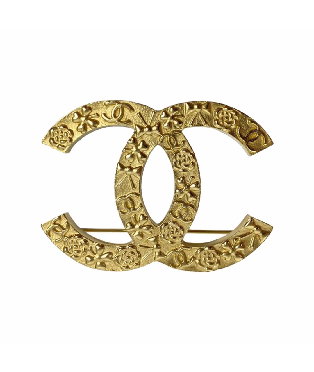 CHANEL Золотая булавка / брошь из желтого золота, фото 1
