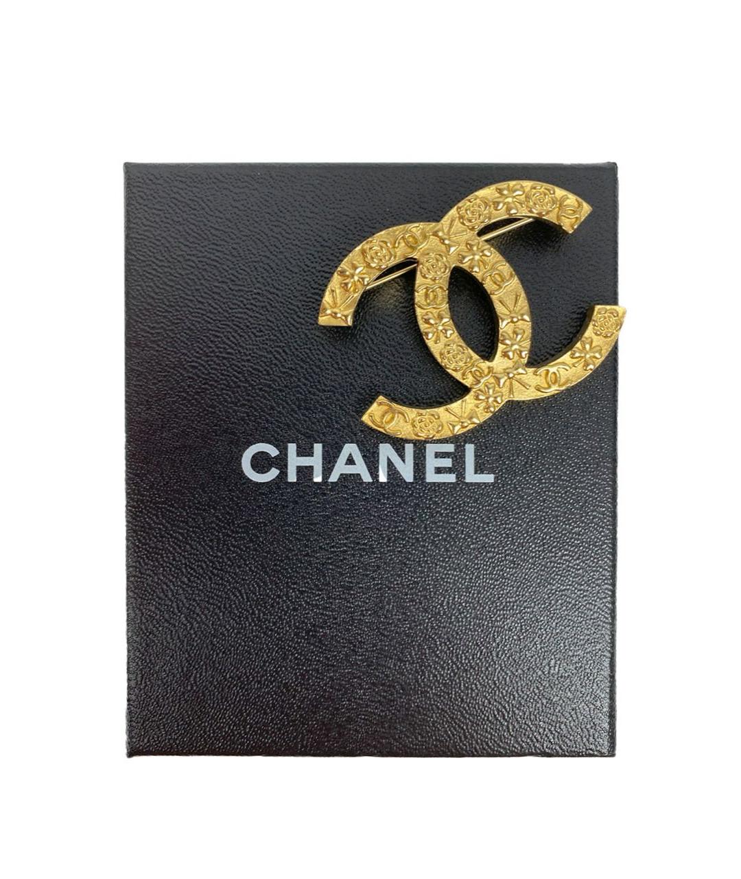 CHANEL Золотая булавка / брошь из желтого золота, фото 4