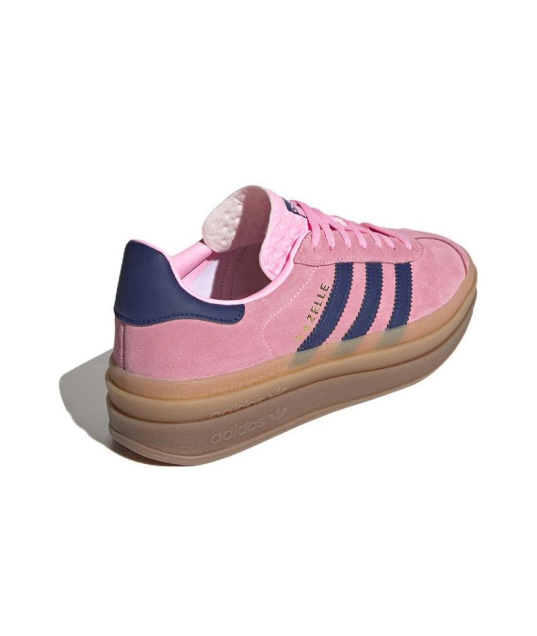 ADIDAS Розовые замшевые кроссовки, фото 3