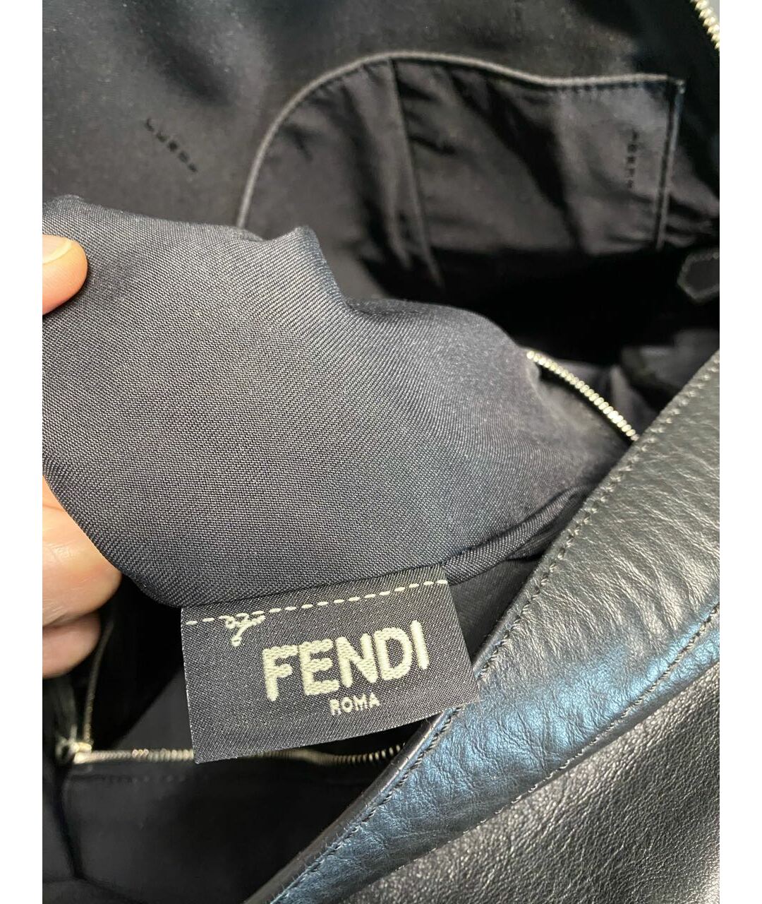 FENDI Черный рюкзак, фото 6
