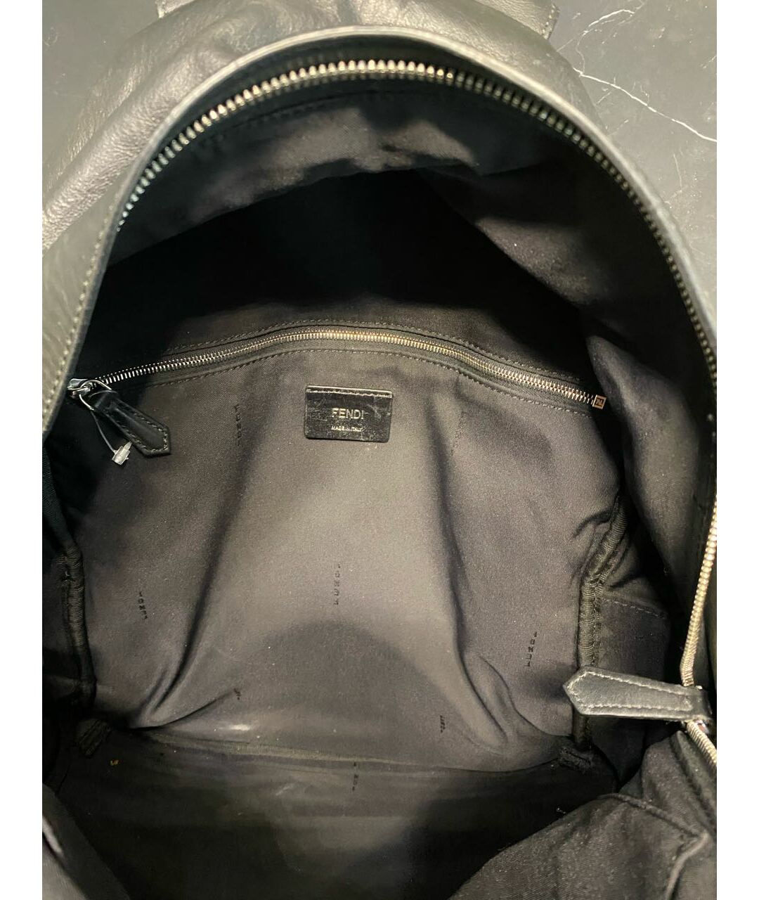 FENDI Черный рюкзак, фото 4