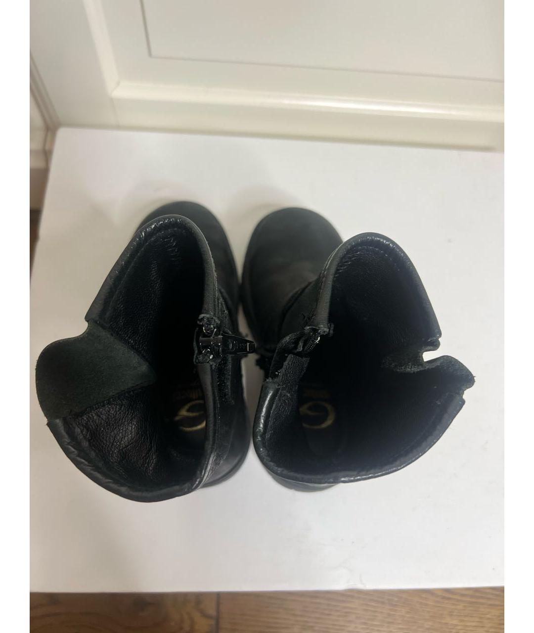 GALLUCCI Черные ботинки из лакированной кожи, фото 3