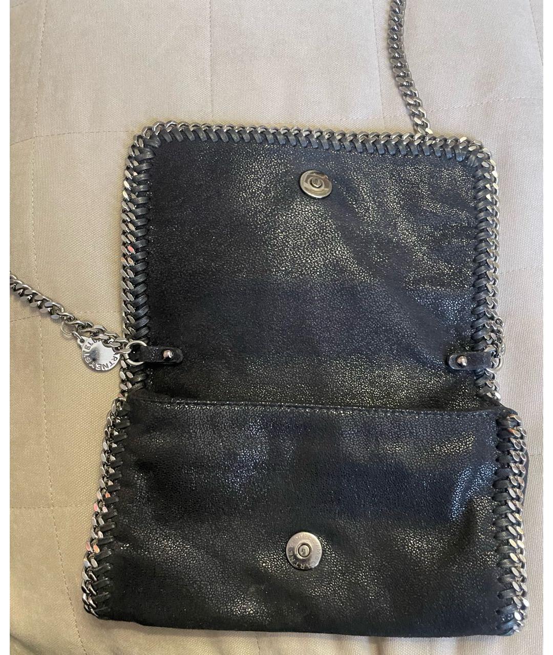 STELLA MCCARTNEY Черная тканевая сумка через плечо, фото 2