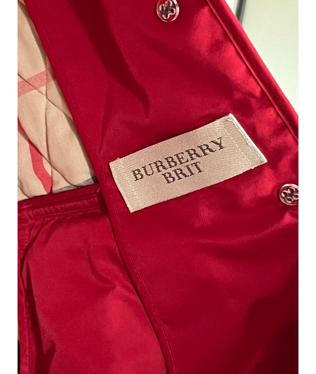 BURBERRY Красная куртка, фото 7