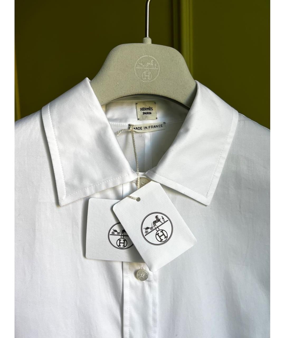 HERMES PRE-OWNED Белая хлопковая рубашка, фото 3