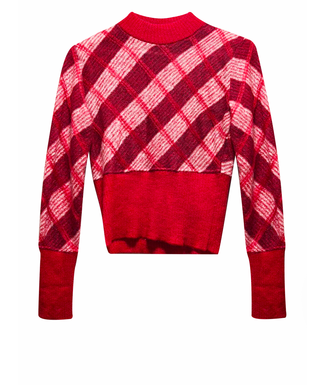 MIU MIU Красный шерстяной джемпер / свитер, фото 1