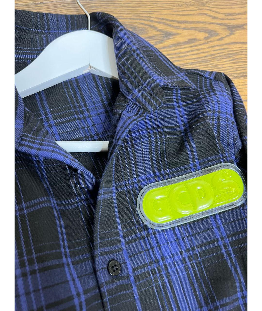GCDS Мульти хлопковая детская рубашка, фото 4