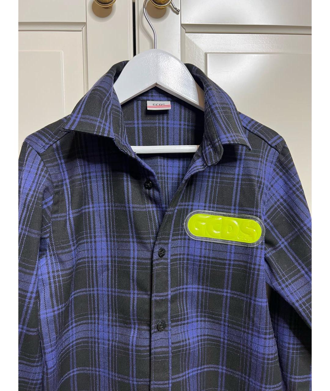 GCDS Мульти хлопковая детская рубашка, фото 3