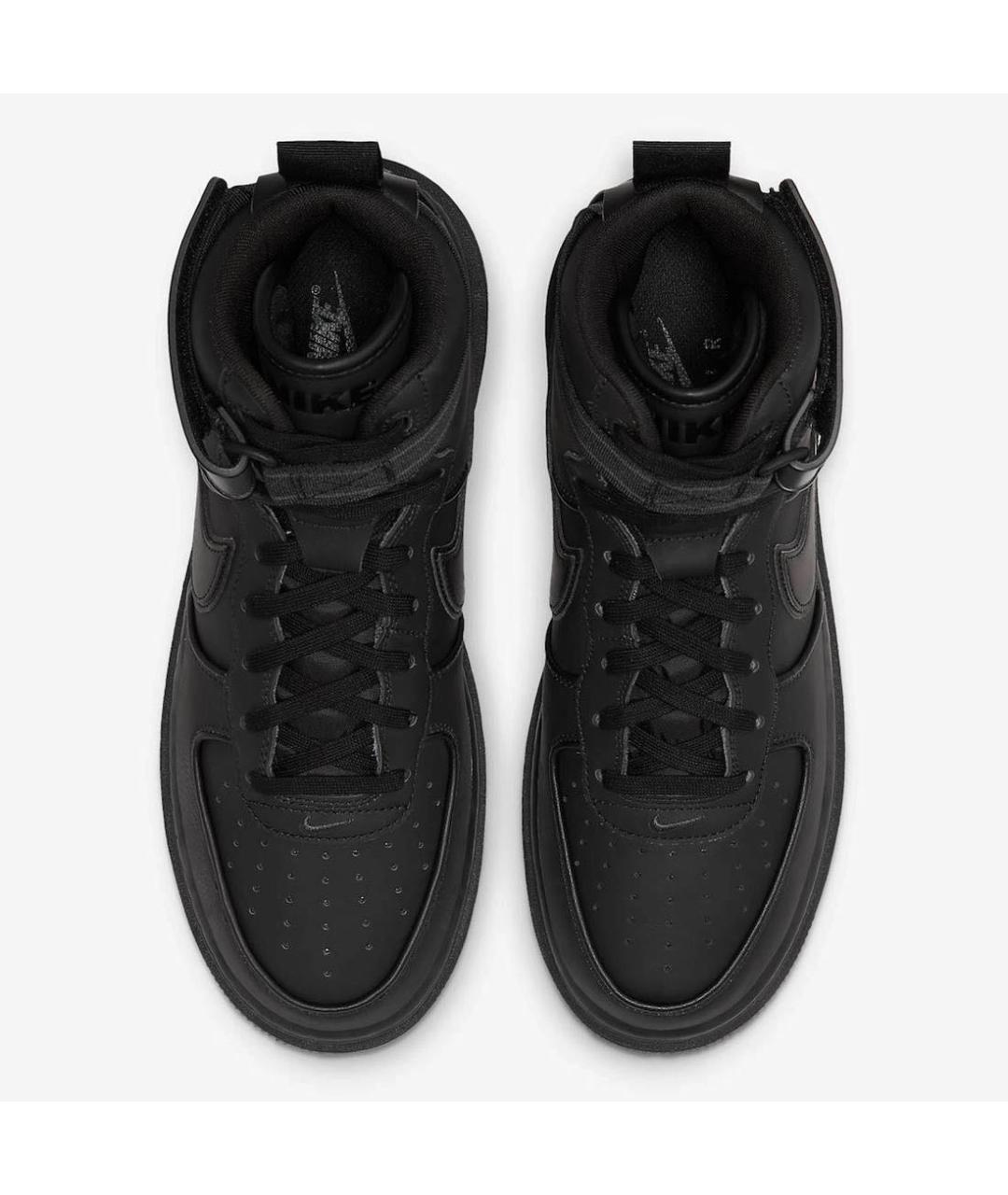 NIKE Черные кожаные кроссовки, фото 3