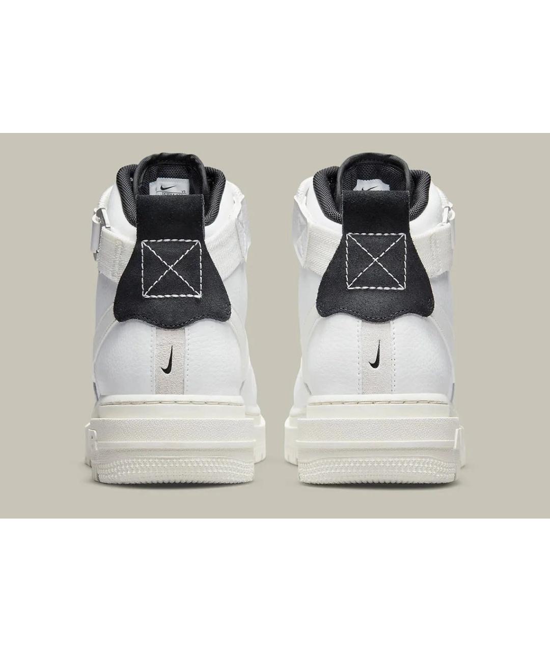 NIKE Белые кожаные кроссовки, фото 4