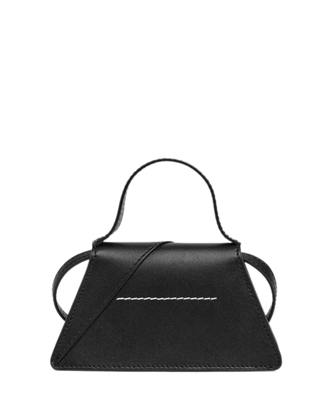 MM6 MAISON MARGIELA Черная сумка тоут, фото 2