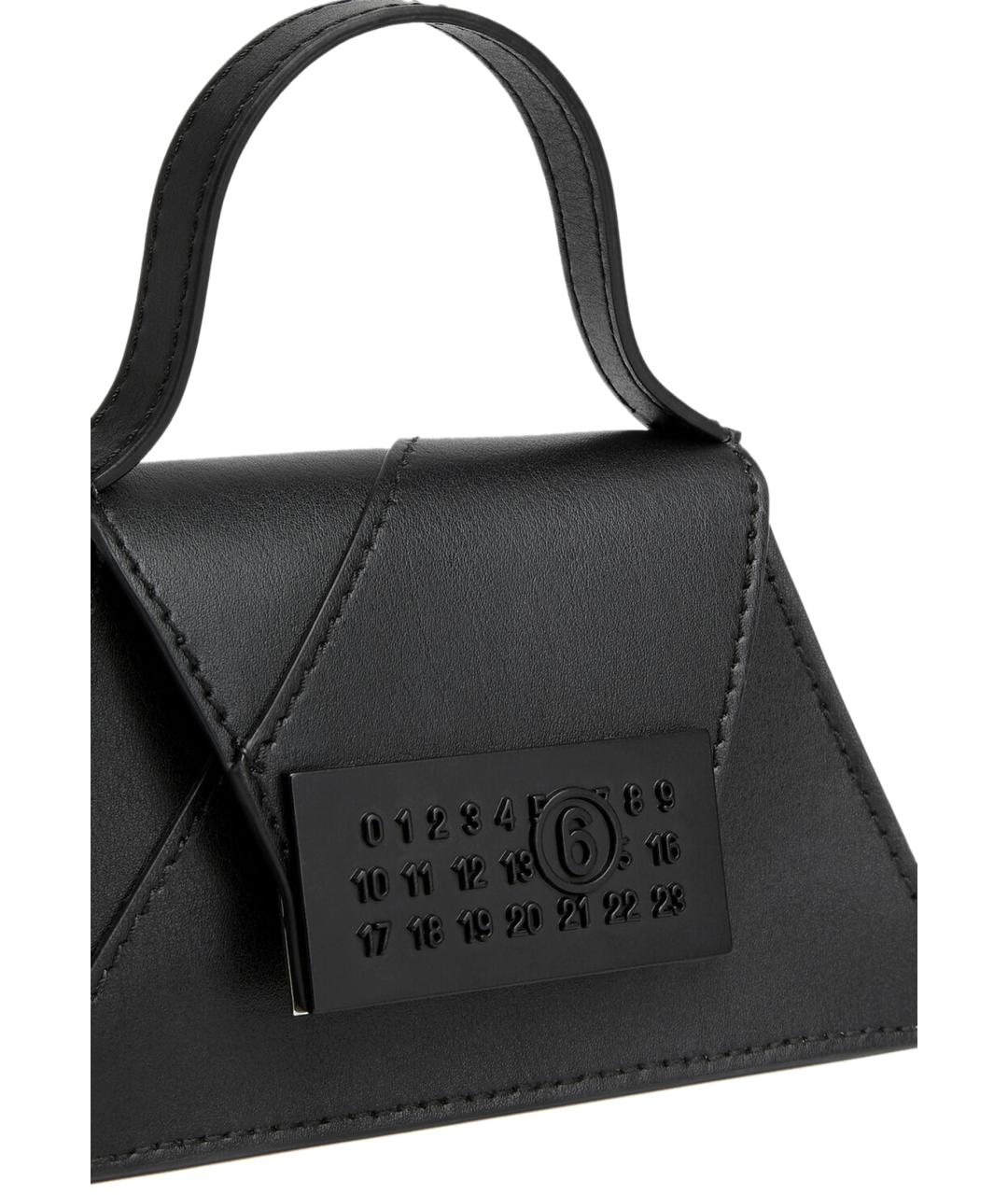 MM6 MAISON MARGIELA Черная сумка тоут, фото 4
