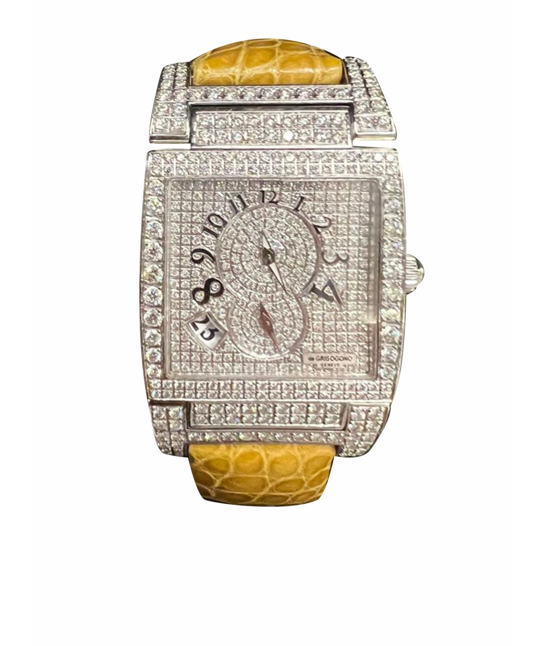 DE GRISOGONO Белые часы из белого золота, фото 1