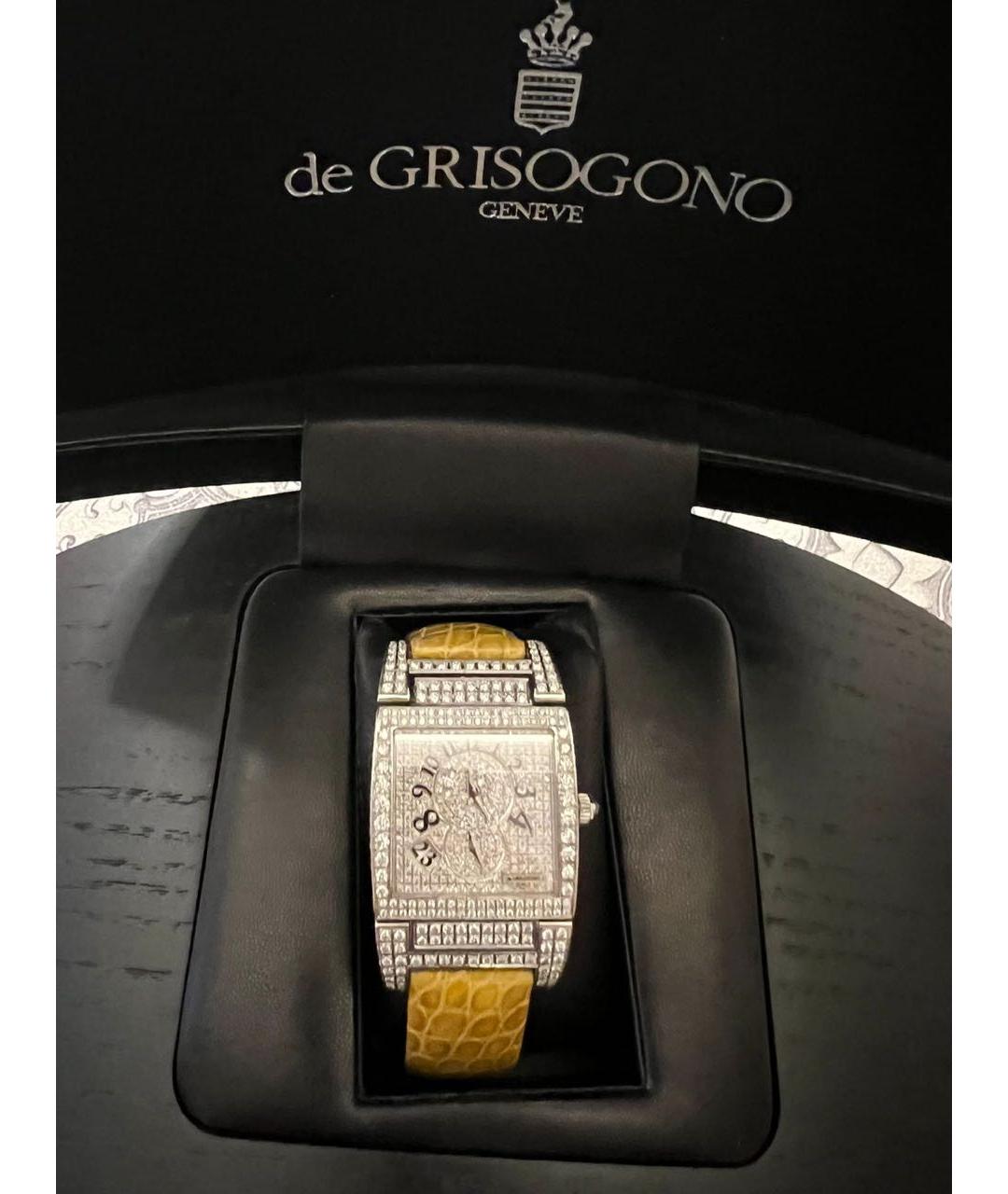 DE GRISOGONO Белые часы из белого золота, фото 2