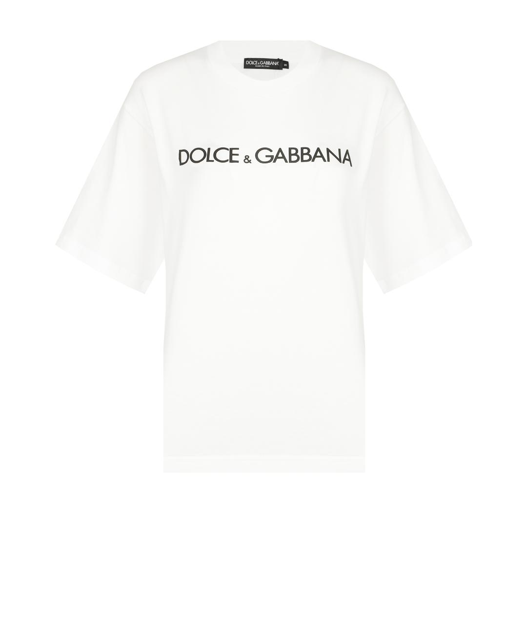DOLCE&GABBANA Белая футболка, фото 1
