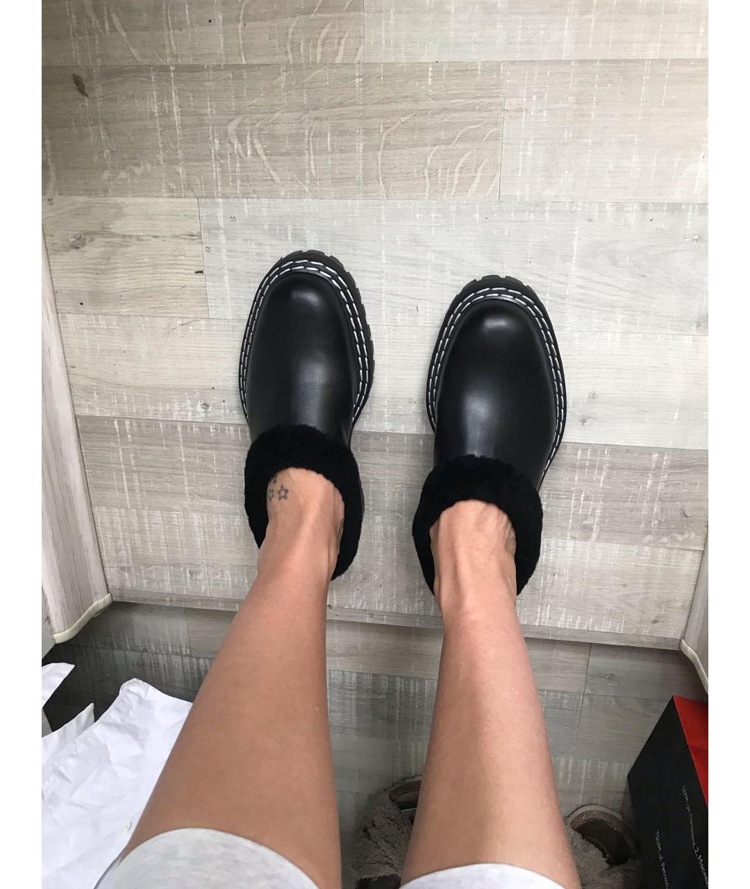 PROENZA SCHOULER Черные кожаные ботинки, фото 6