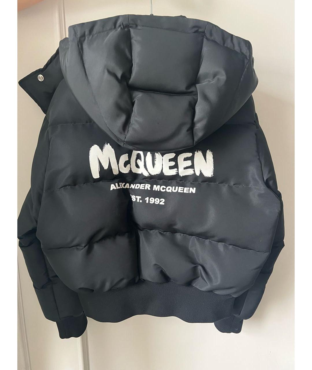 ALEXANDER MCQUEEN Черный пуховик, фото 2