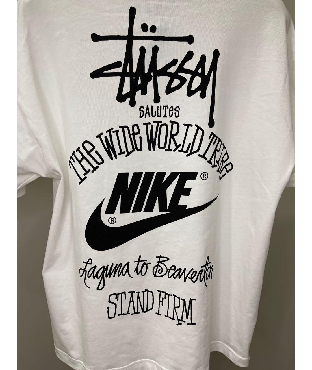 STUSSY Белая хлопковая футболка, фото 6