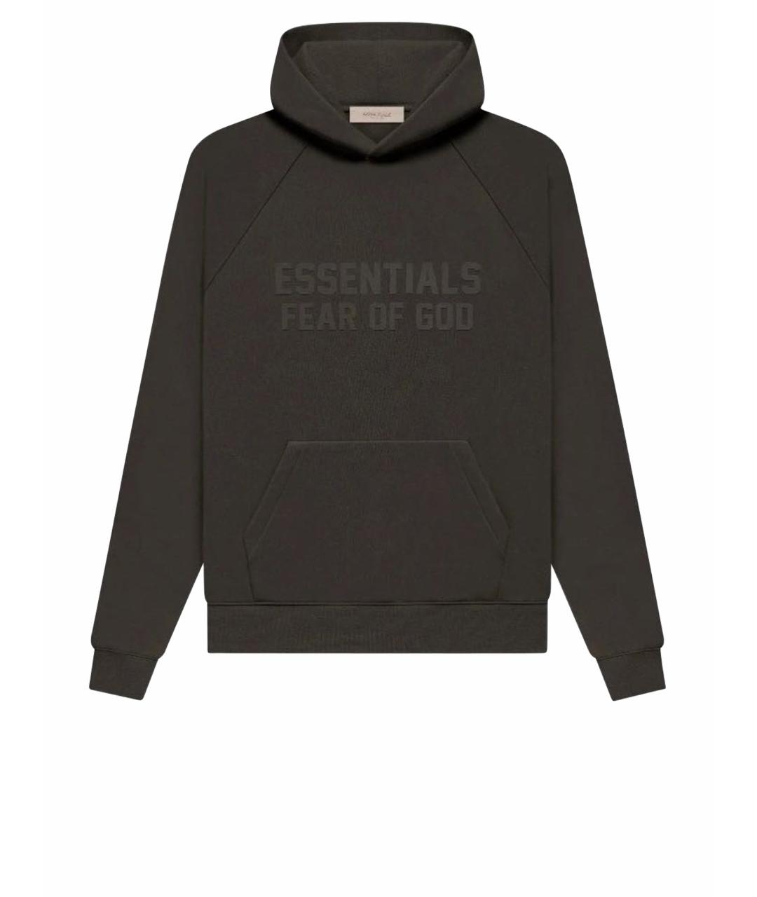 Weathered black essentials hoodie sale