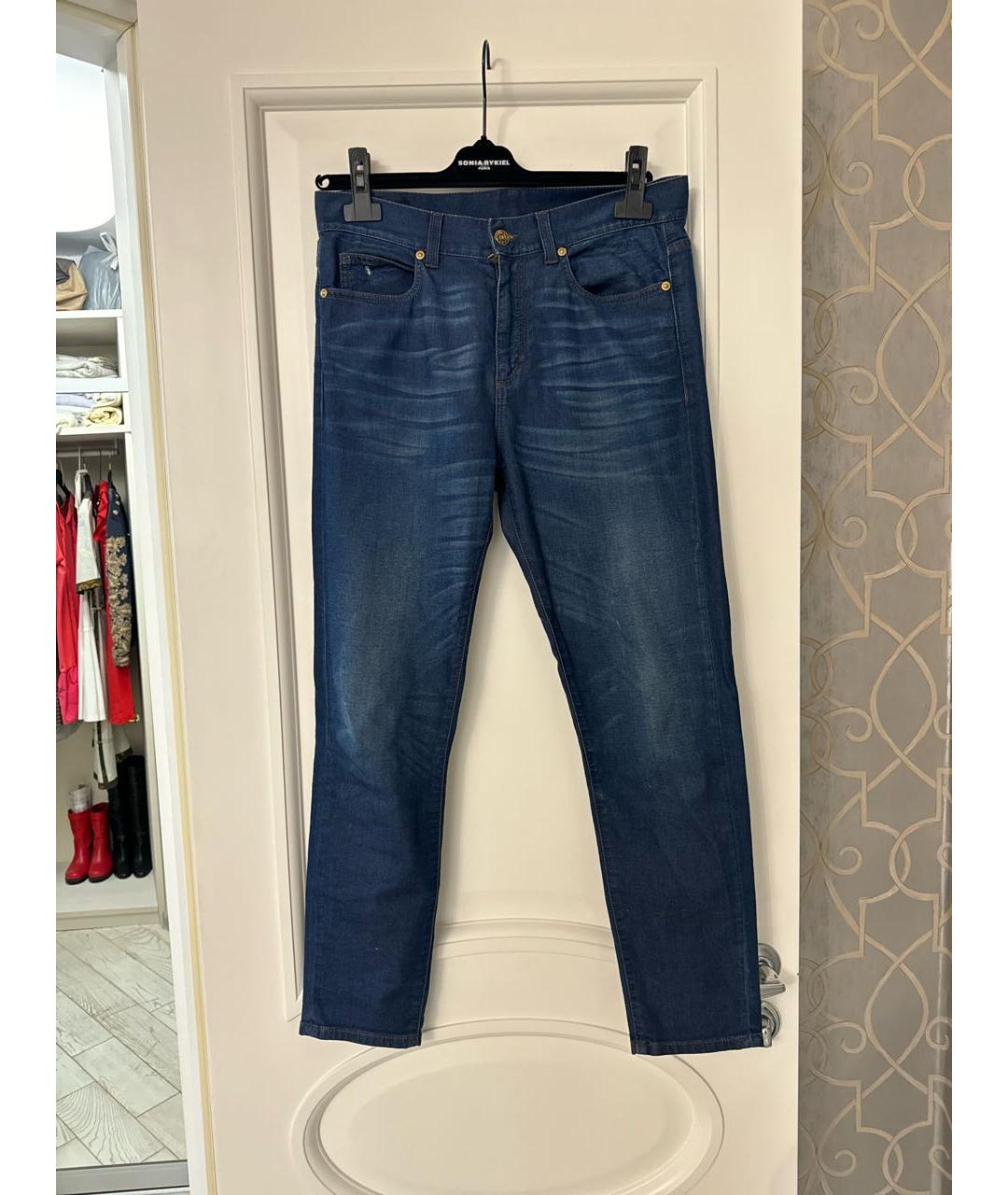 GUCCI Темно-синие прямые джинсы, фото 5