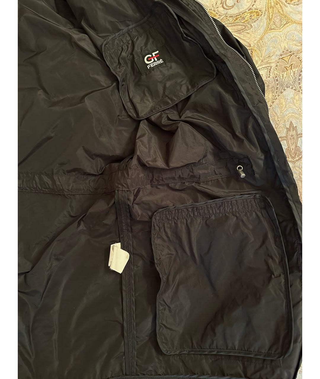 GIANFRANCO FERRE Черная полиэстеровая куртка, фото 3