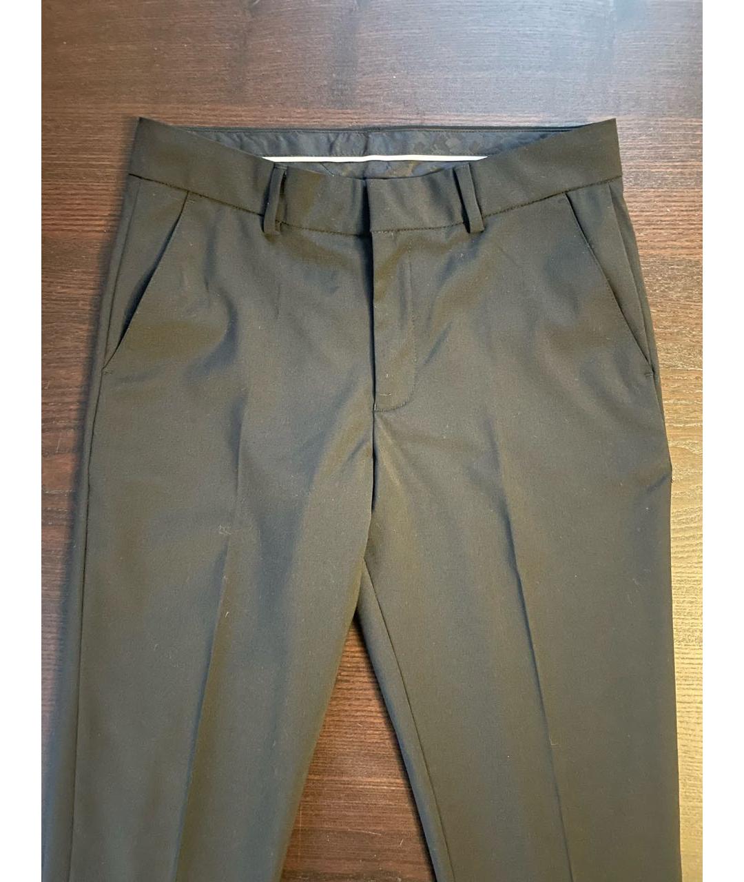 KARL LAGERFELD KIDS Черные шерстяные брюки и шорты, фото 3