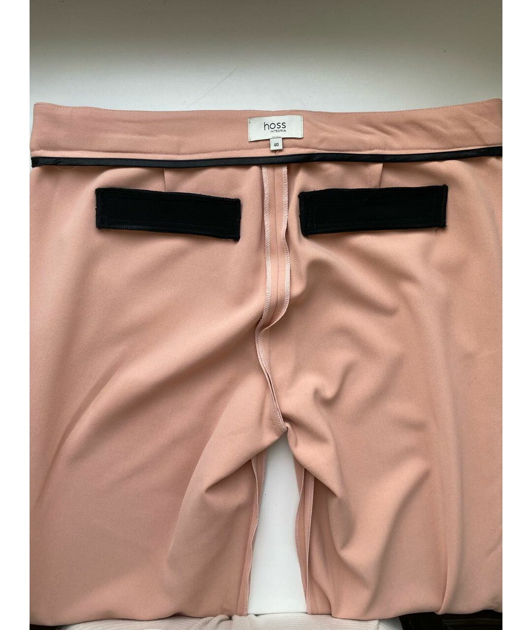 HOSS INTROPIA Розовые прямые брюки, фото 3