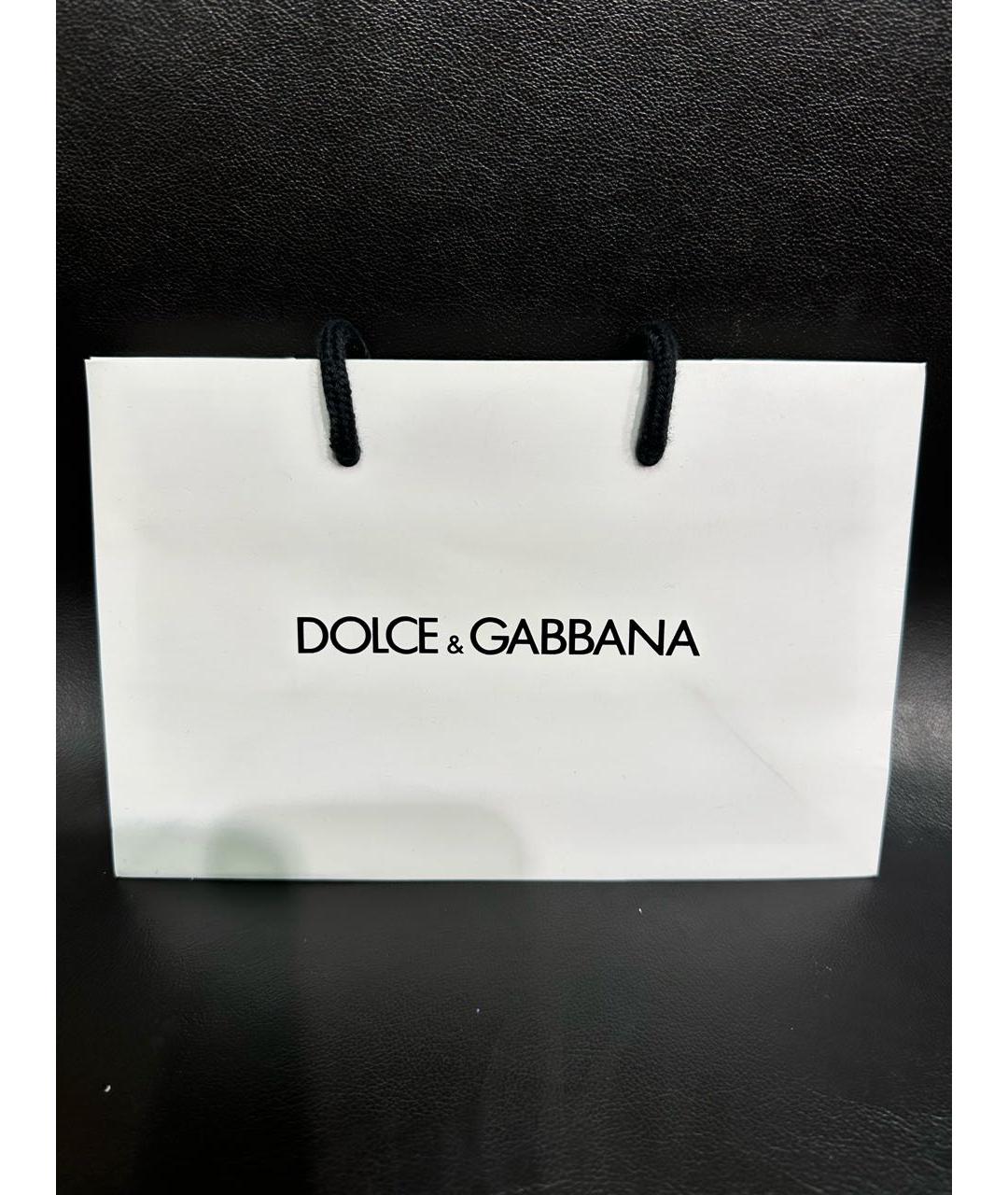 DOLCE&GABBANA Черный кожаный кардхолдер, фото 6