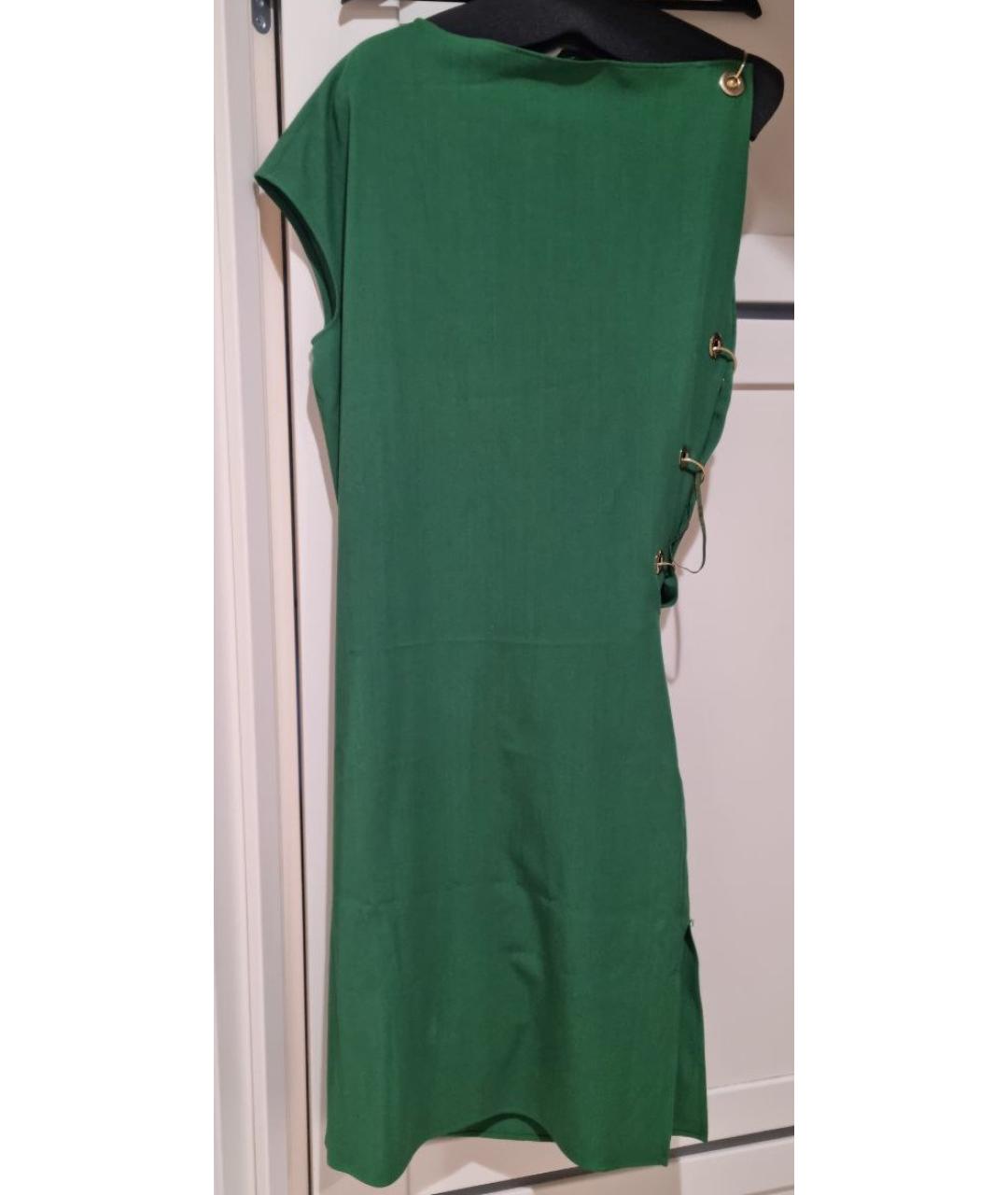 SPORTMAX Зеленые шерстяное платье, фото 8