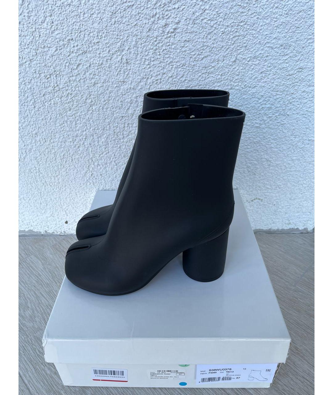 MAISON MARGIELA Черные ботильоны, фото 8
