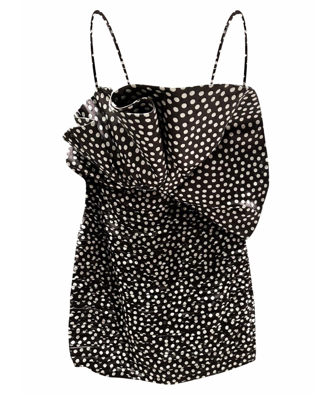 MAGDA BUTRYM Коричневое шелковое коктейльное платье, фото 1