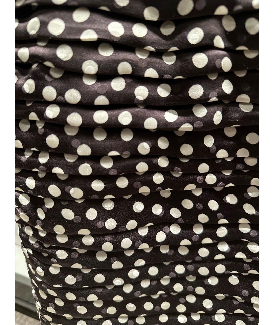 MAGDA BUTRYM Коричневое шелковое коктейльное платье, фото 6