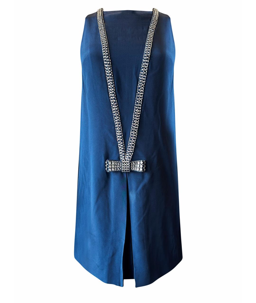 AZZARO Темно-синее платье, фото 1