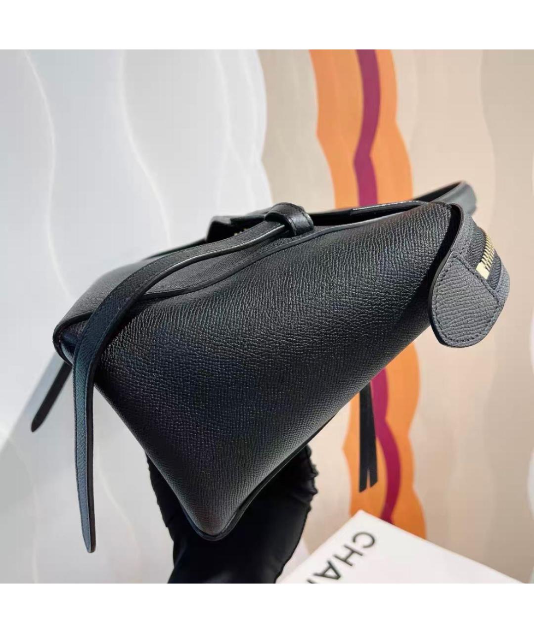 CELINE Черная кожаная сумка через плечо, фото 5