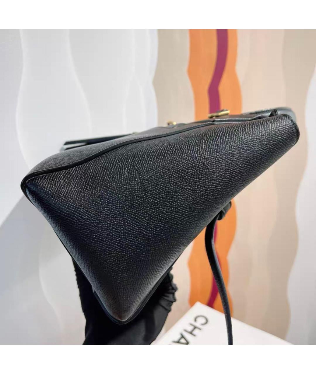 CELINE Черная кожаная сумка через плечо, фото 6