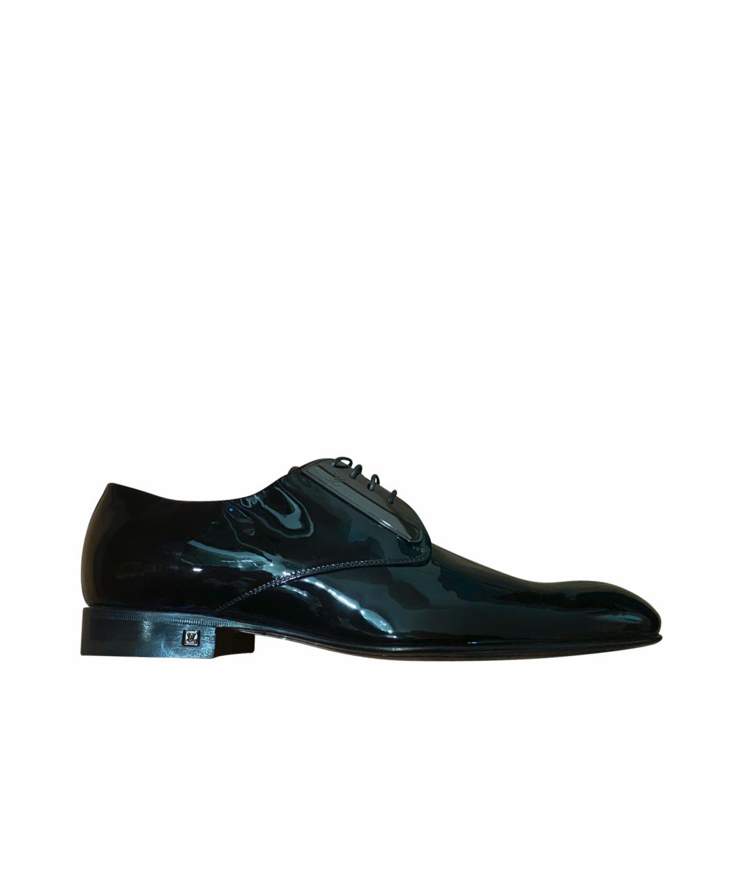LOUIS VUITTON Черные туфли из лакированной кожи, фото 1