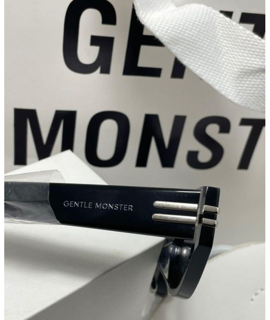 GENTLE MONSTER Черные пластиковые солнцезащитные очки, фото 3