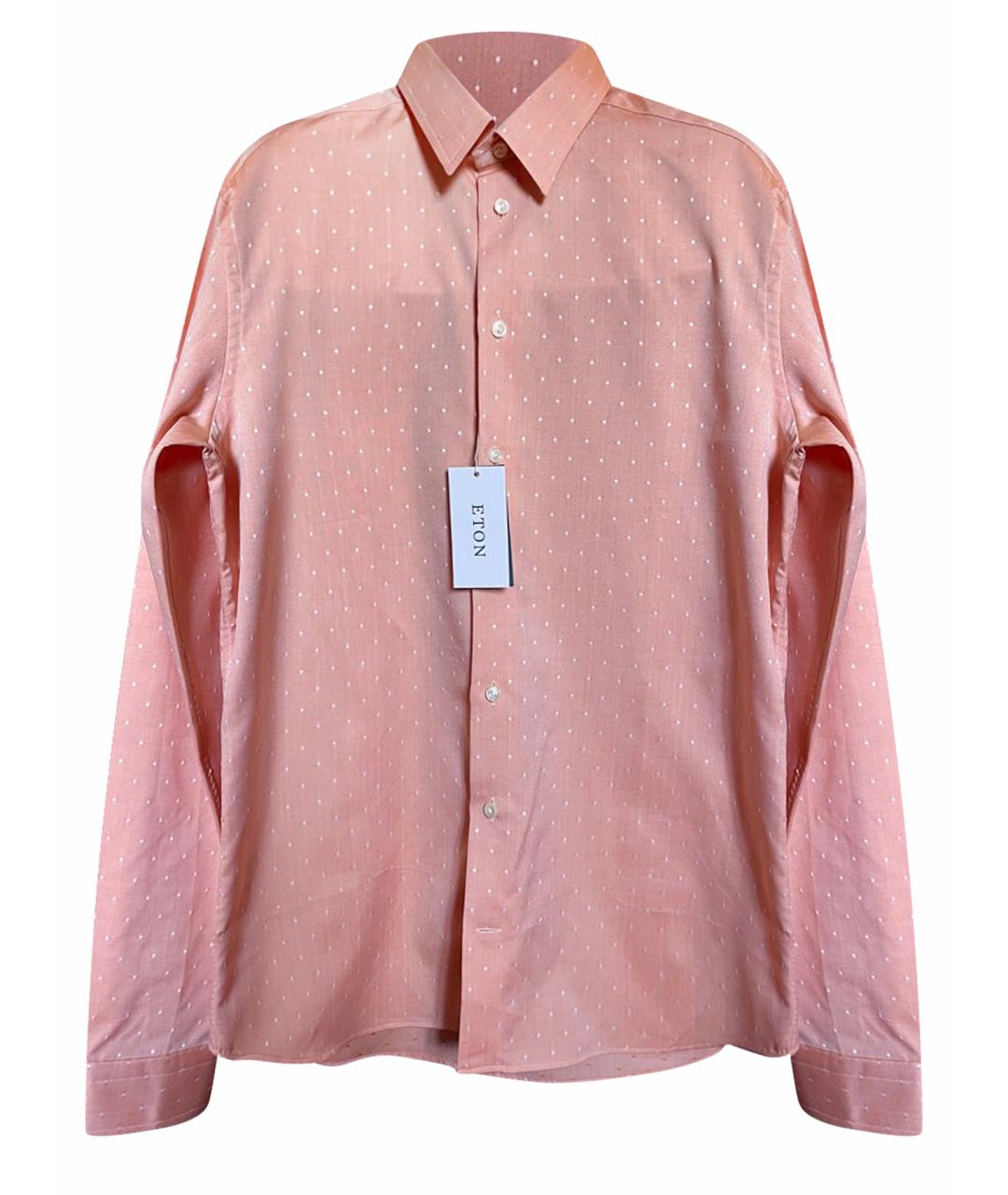 ETON Коралловая хлопковая кэжуал рубашка, фото 1