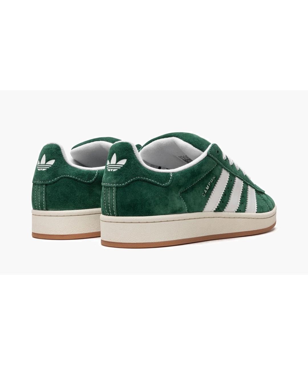 ADIDAS Зеленые замшевые кроссовки, фото 4