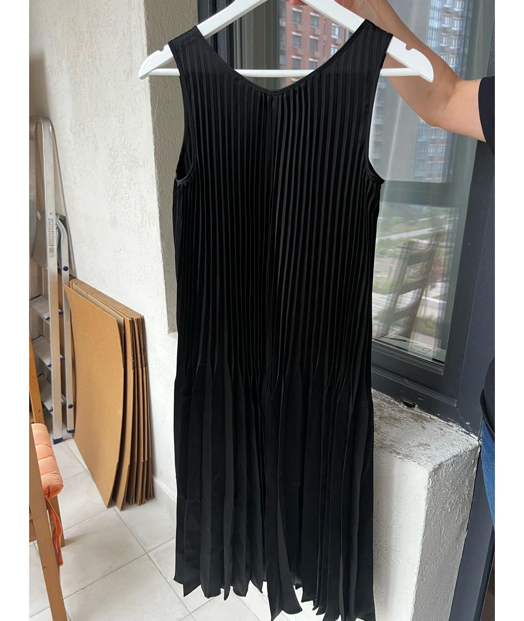 DONNA KARAN Черное полиэстеровое вечернее платье, фото 2