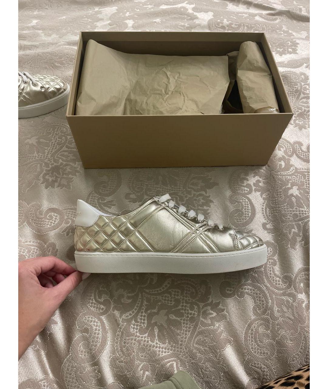 Burberry westford outlet quilted sneakers