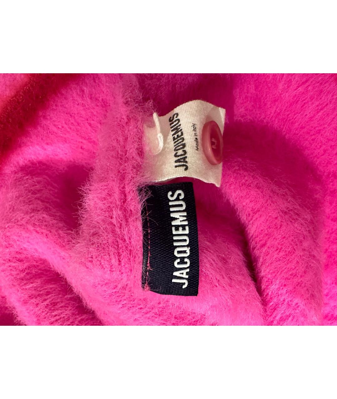 JACQUEMUS Розовый шерстяной джемпер / свитер, фото 6