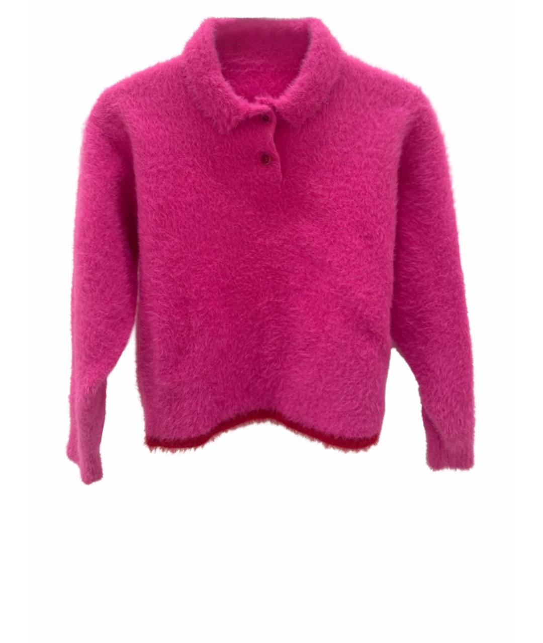 JACQUEMUS Розовый шерстяной джемпер / свитер, фото 1