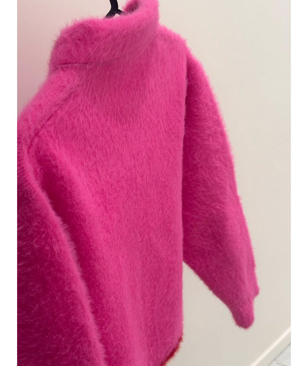 JACQUEMUS Розовый шерстяной джемпер / свитер, фото 2