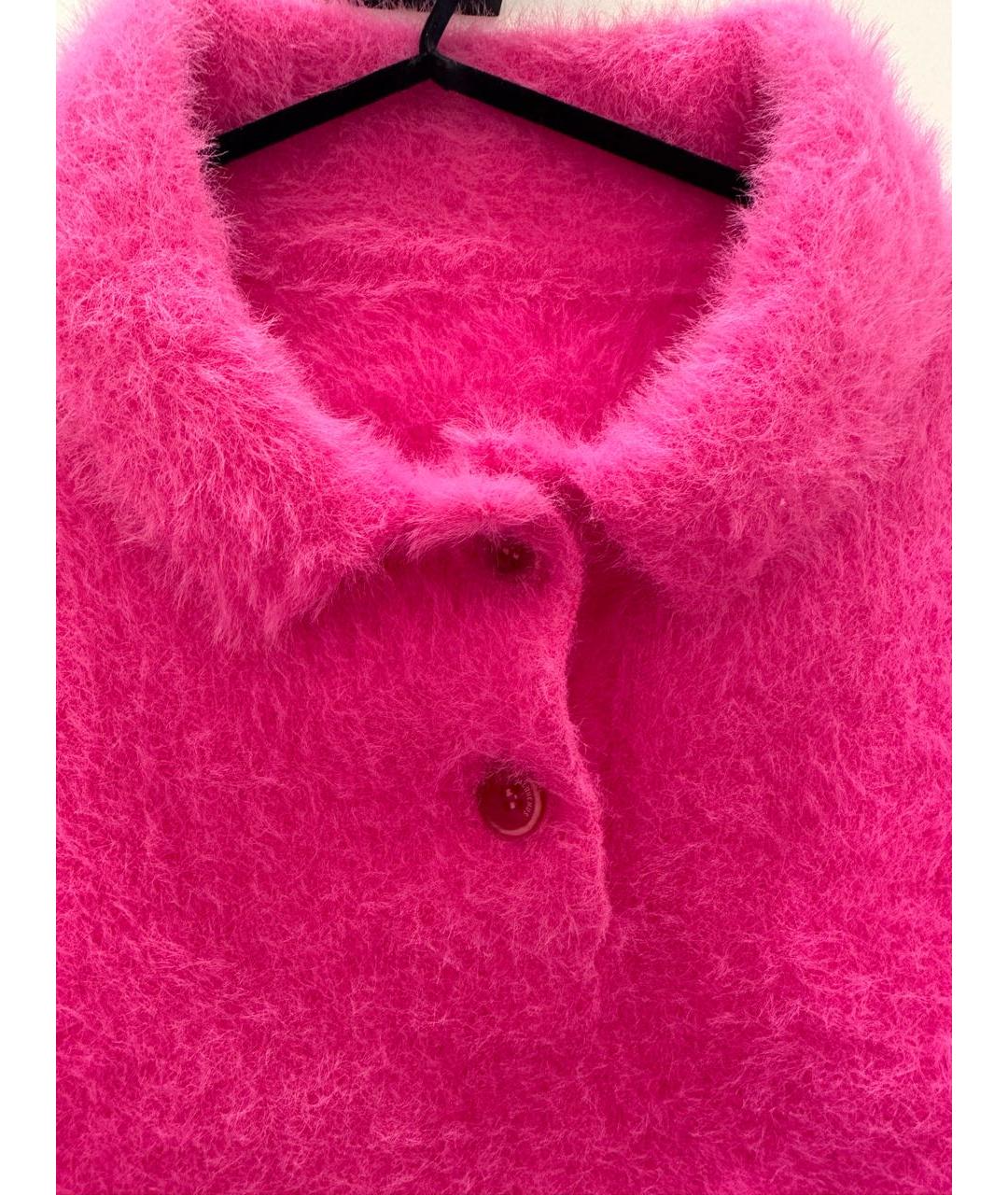 JACQUEMUS Розовый шерстяной джемпер / свитер, фото 3